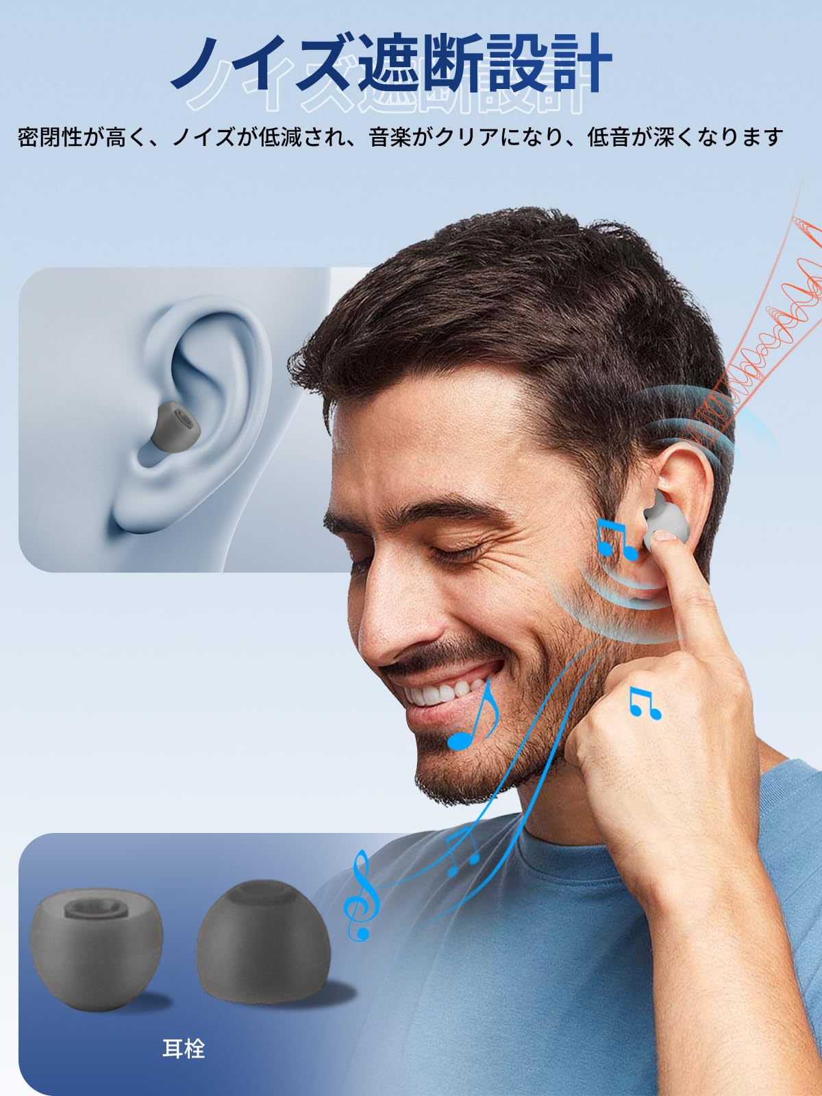 Amazon | Sony WF-1000XM6 / WF-1000XM5 対応 交換イヤーピース 3ペア